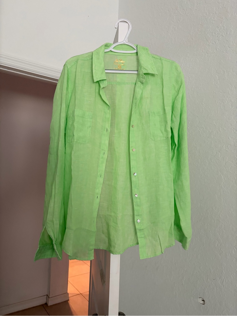 Lilly Pulitzer Seaview Linen Shirt